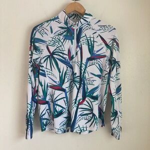 Puma women’s floral quarter zip pullover